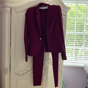 Juicy Couture Burgundy Suit Set. Includes Blazer and Pants